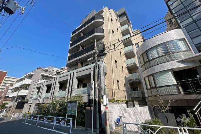 オープンレジデンシア恵比寿ザハウスの外観（南西側から）