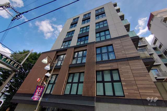 パークリュクス渋谷西原の外観（南東側から）