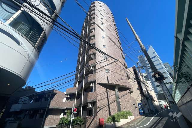 菱和パレス高輪台の外観(南側から)