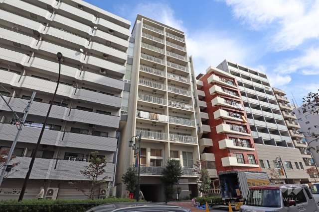 グランドメゾン武蔵小山の外観(南西側から)