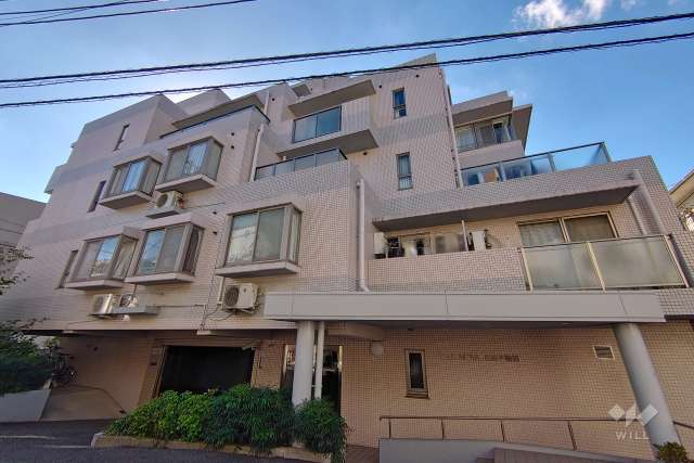 パークノヴァ目黒不動前の外観（北東側から）