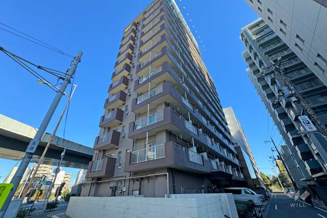 ニックハイム大森海岸の外観（南西側から）