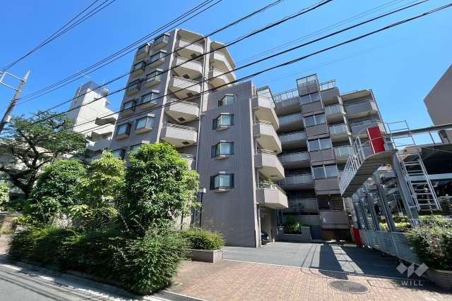 朝日マンション御殿山の外観（北西側から）