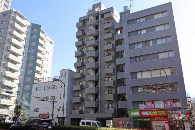 ラデファンス高輪台の外観（南西側から）