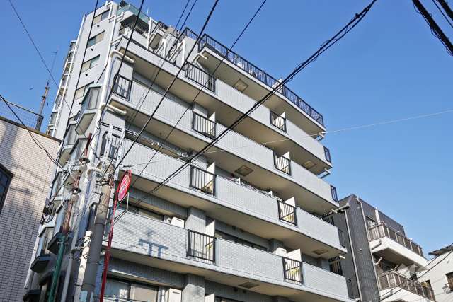 ベルジェ西大井の外観（南西側から）