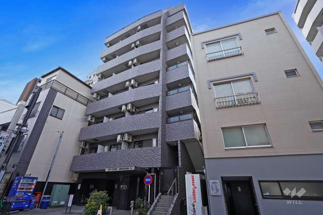 スカイコート品川第６の外観（北側から）