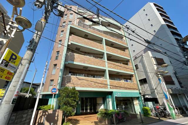 ジェイパーク戸越公園アーキテクトの外観（西側から）