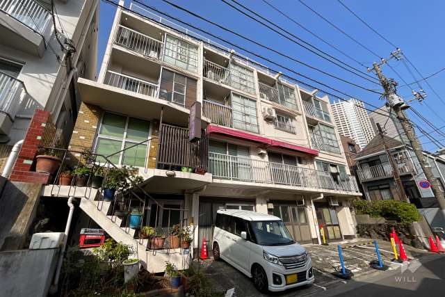 大蔵マンションの外観（南東側から）