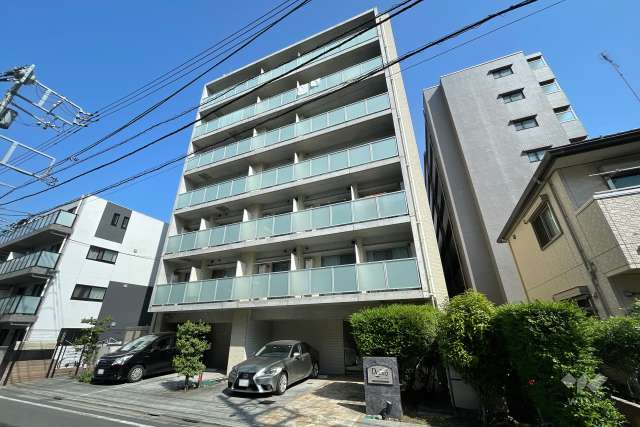 プレールドゥーク南品川の外観（南東側から）