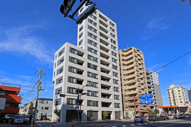 リビオレゾン戸越の外観（南東側から）