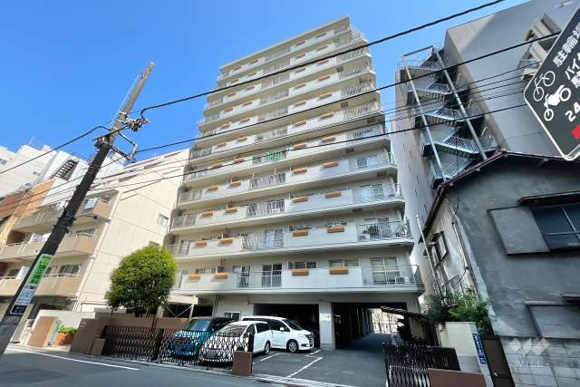 大森ハイツの外観（南東側から）