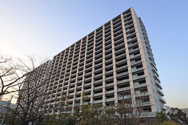 ブランズシティ品川勝島の外観（南東側から）