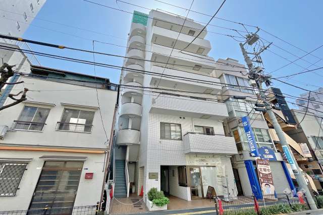 グリーンキャピタル大井ゼームス坂の外観（北西側から）