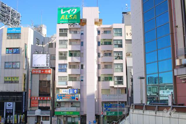 マイキャッスル大井町の外観（南西側から）