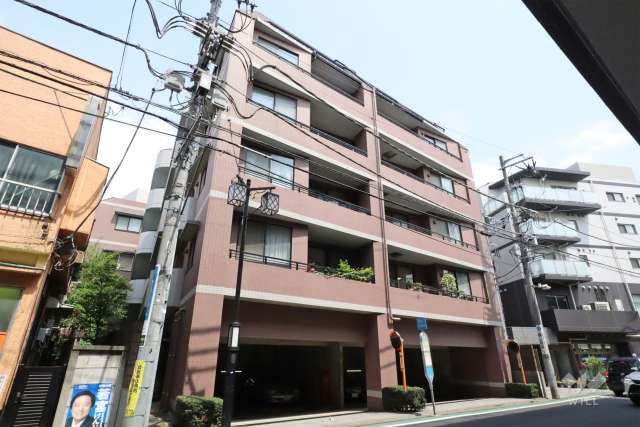 クレッセント祐天寺の外観(南西側から)　