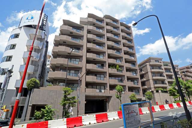 目黒青葉台グランドハイツの外観(南西側から)