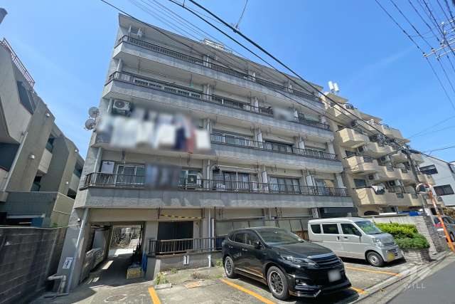 目黒第8コーポの外観（南東側から）