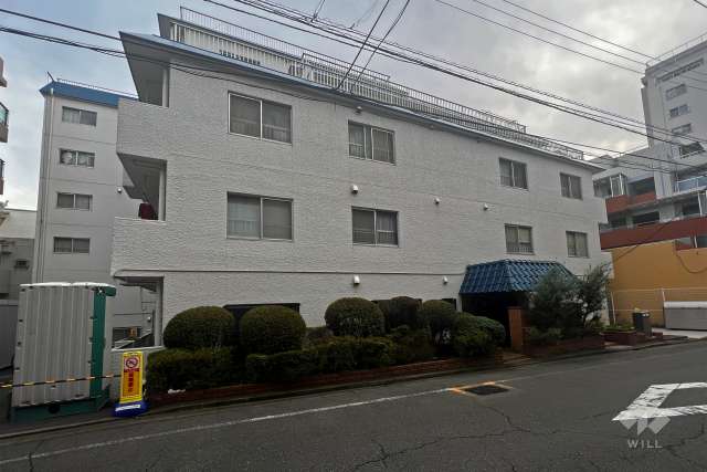 自由ヶ丘第五マンションの外観（北東側から）