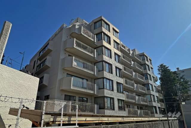 目黒三田パークマンションの外観(北西側から)