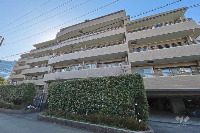 クリオ恵比寿弐番館の外観（北東側から）