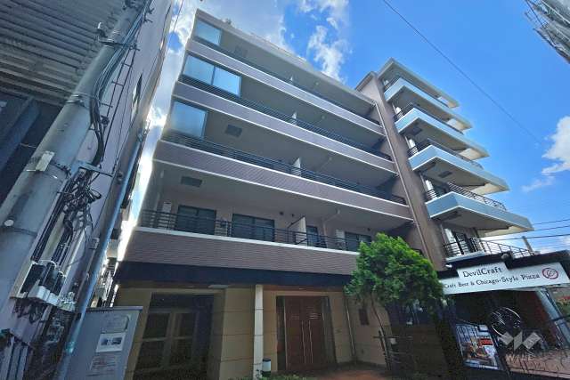 ジェイパーク自由が丘の外観（北西側から）