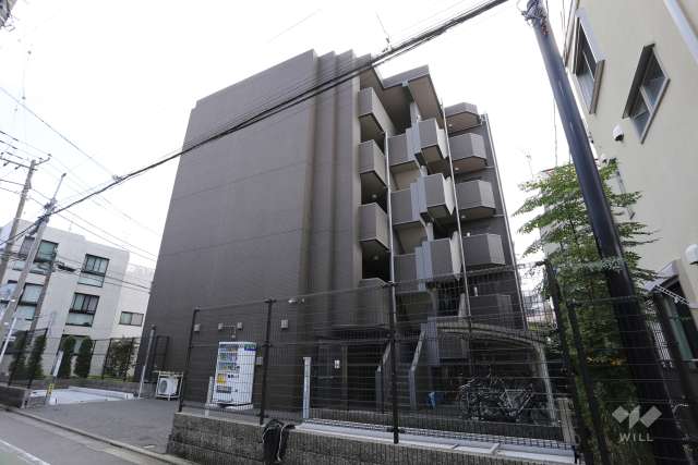 ガリシアレジデンス目黒本町の外観（北西側から）