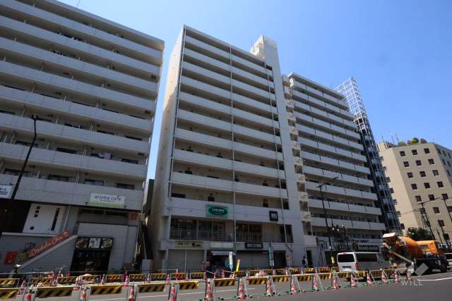 アルス中目黒の外観(北東側から)