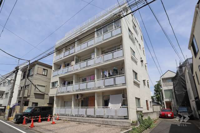 目黒第3コーポの外観(南東側から)