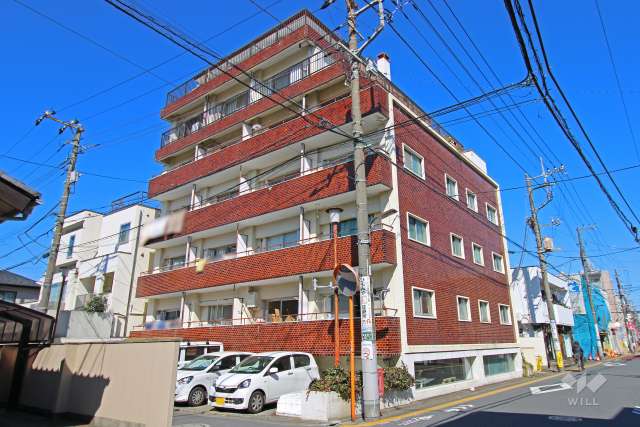 学芸大スカイマンションの外観（南東側から）