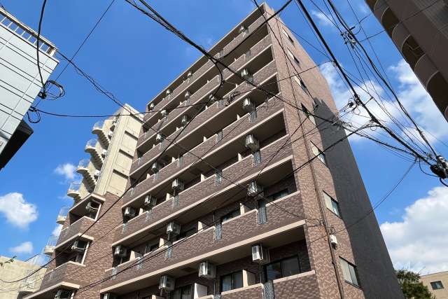 メインステージ目黒南の外観（南側から）