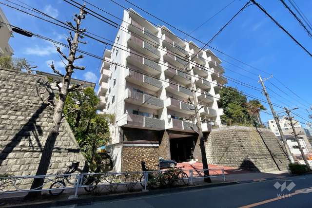 目黒ハイツの外観（南側から）　　
