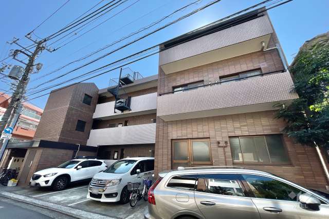 ウェスト清水池コーポの外観（北西側から）