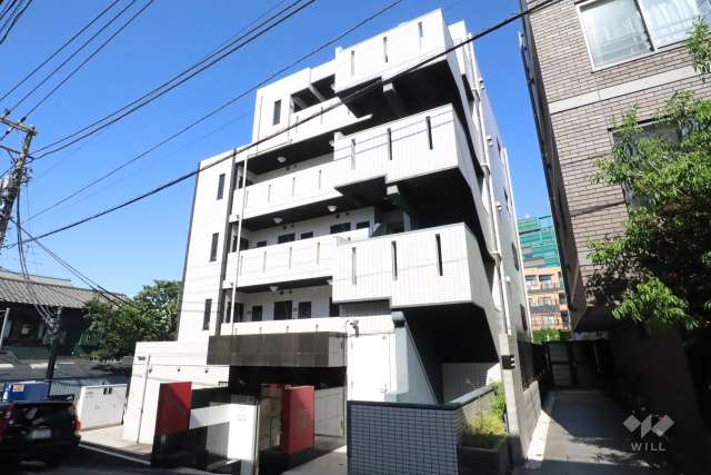 シンシアフォーディー目黒大橋の外観(南西側から)　