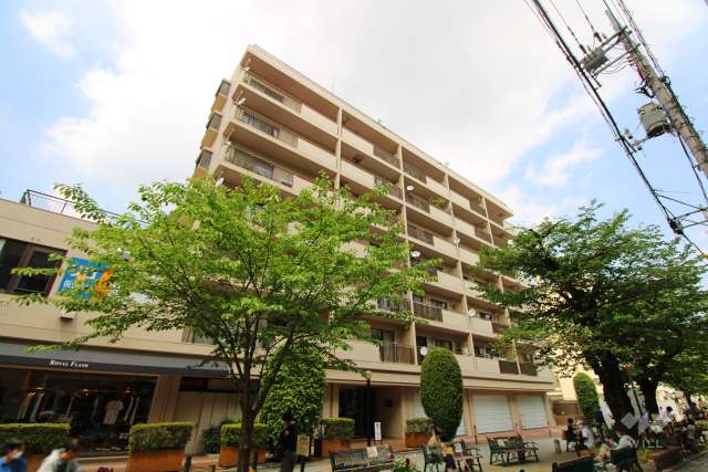 アルス自由が丘の外観（南西側から）