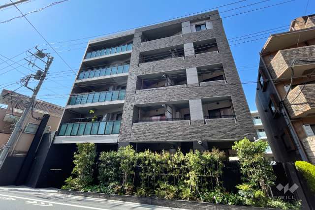 オープンレジデンシア目黒柿の木坂の外観（南側から）