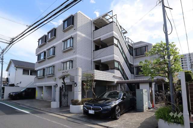 セザール第二野沢の外観(北西側から)