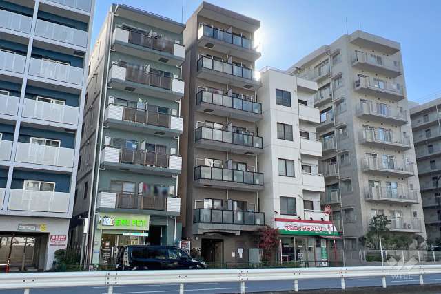 グランヴァン高田馬場の外観（北東側から）