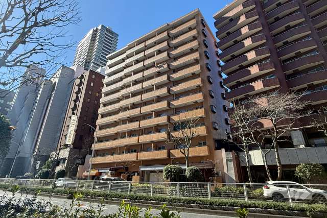 ダイアパレス御苑前の外観（北東側から）