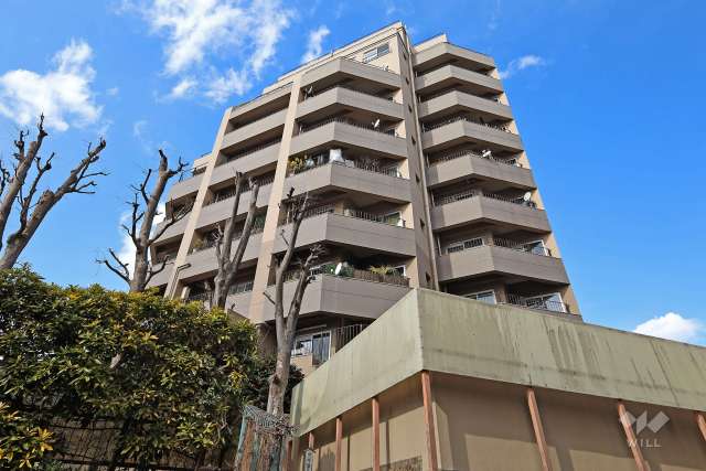 市ヶ谷左内坂ハイムの外観（南東側から）