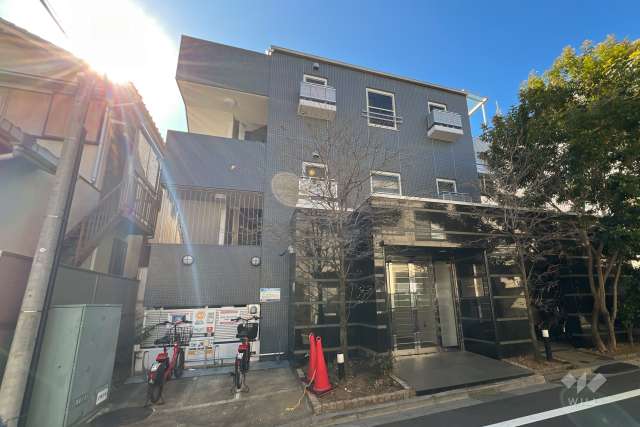 ダイナシティ市谷仲之町の外観（北東側から）