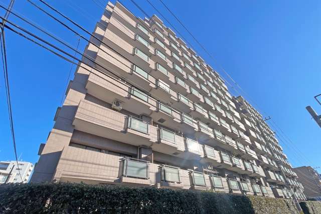 レクセル下落合の外観（南西側から）