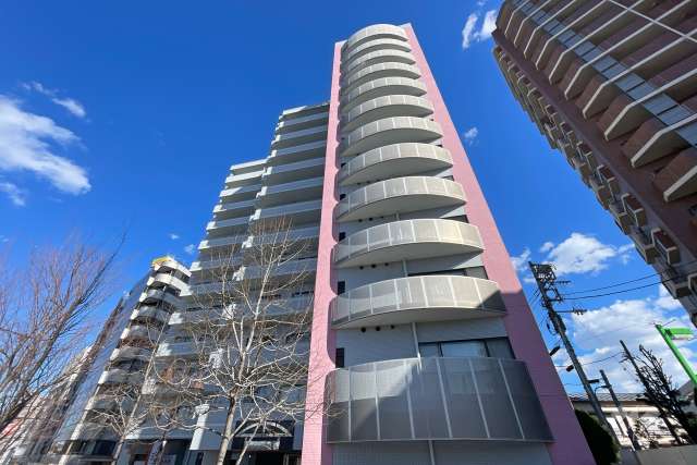 グランドメゾン落合の外観（南西側から）