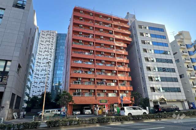 第32宮庭マンションの外観（北東側から）