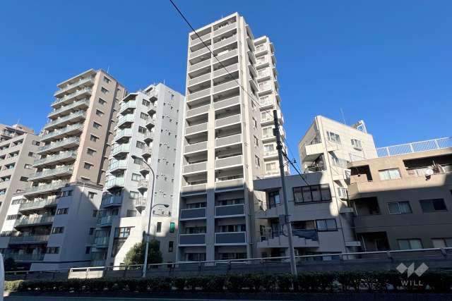 アイディーコート東新宿の外観（南東側から）