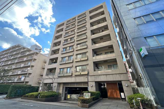 プリンスハイツ飯田橋の外観（北東側から）