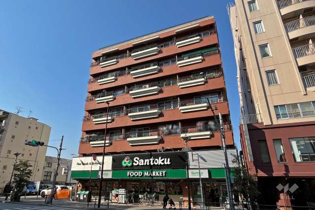 ウェスト早稲田マンションの外観（南側から）