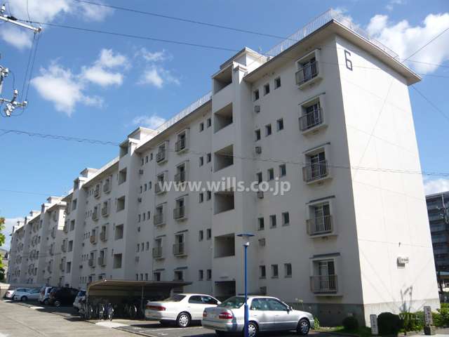 杭瀬第一団地6号棟の外観（北西側から）