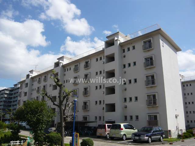 杭瀬第一団地3号棟の外観（北西側から）