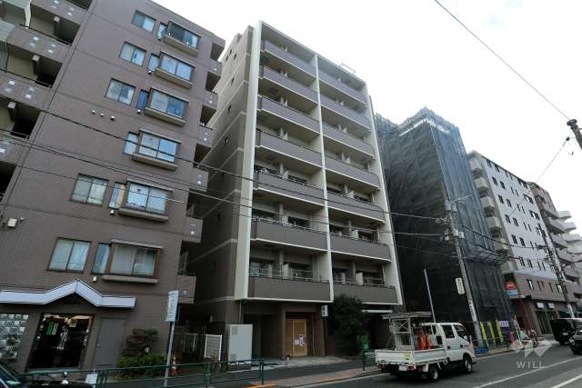 デュオステージ新宿中落合の外観（北東側から）