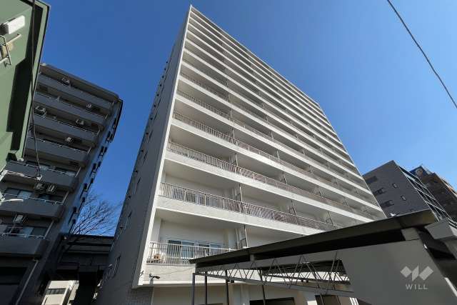 シーアイマンション桜上水の外観（南西側から）